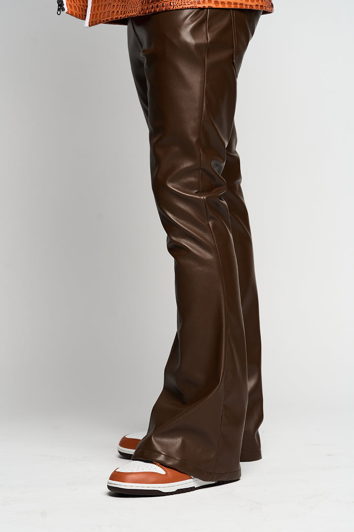 Brown Leather Pants